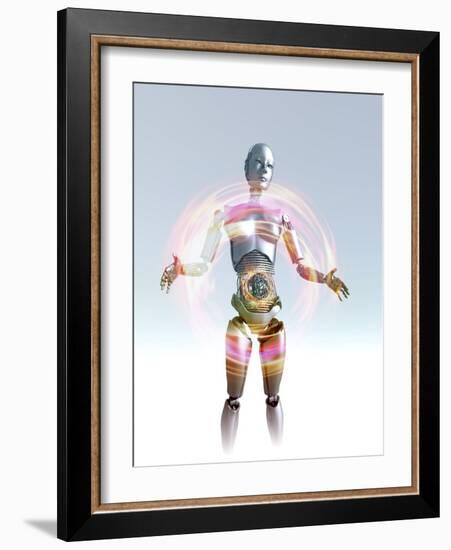 Humanoid Robot, Artwork-Victor Habbick-Framed Photographic Print