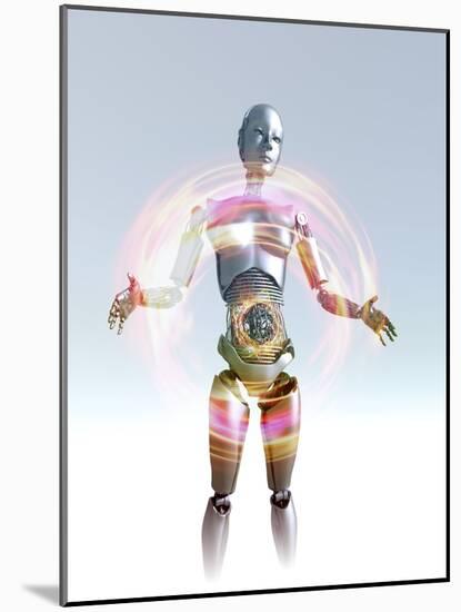 Humanoid Robot, Artwork-Victor Habbick-Mounted Photographic Print