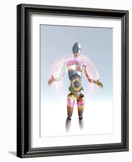 Humanoid Robot, Artwork-Victor Habbick-Framed Photographic Print