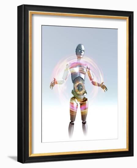 Humanoid Robot, Artwork-Victor Habbick-Framed Photographic Print