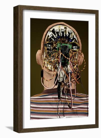 Humanoid Robot Head-Volker Steger-Framed Photographic Print