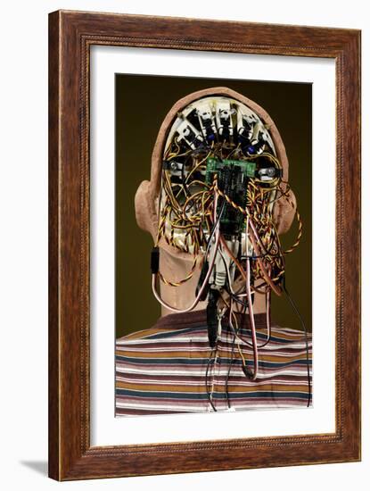 Humanoid Robot Head-Volker Steger-Framed Photographic Print