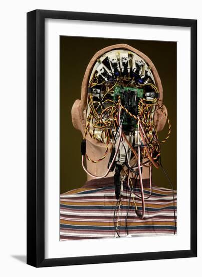 Humanoid Robot Head-Volker Steger-Framed Photographic Print