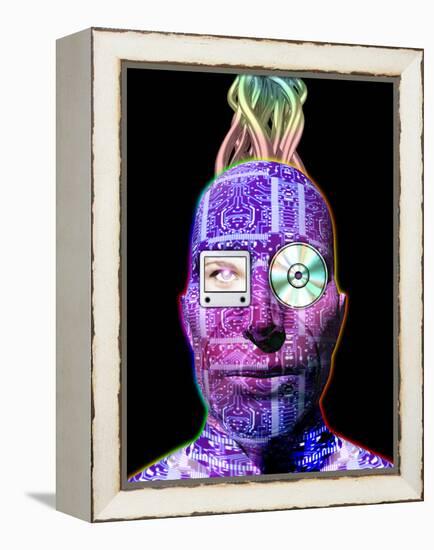 Humanoid Robot-Victor Habbick-Framed Premier Image Canvas