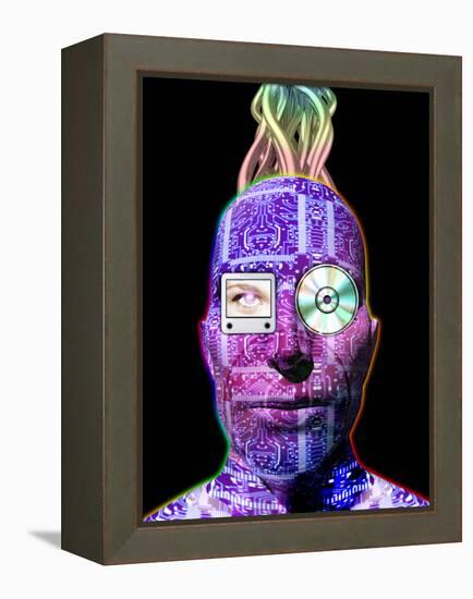 Humanoid Robot-Victor Habbick-Framed Premier Image Canvas