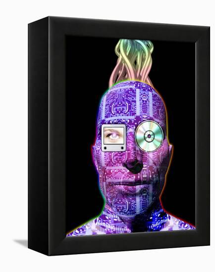 Humanoid Robot-Victor Habbick-Framed Premier Image Canvas