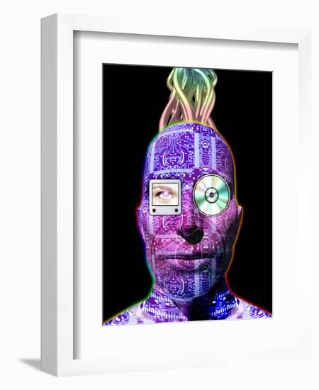Humanoid Robot-Victor Habbick-Framed Premium Photographic Print