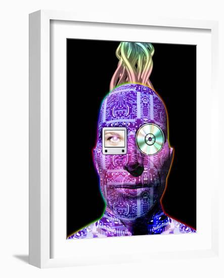 Humanoid Robot-Victor Habbick-Framed Photographic Print