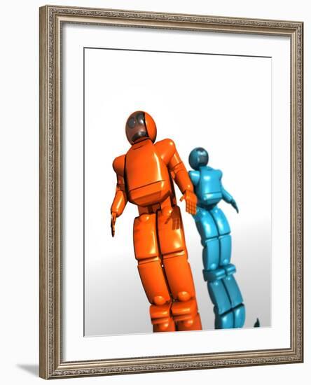 Humanoid Robots, Artwork-Victor Habbick-Framed Photographic Print