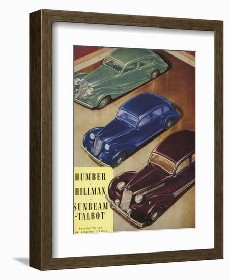 Humber, Hillman, Sunbeam-Talbot, UK-null-Framed Giclee Print