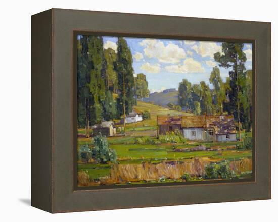 Humble-William Wendt-Framed Stretched Canvas