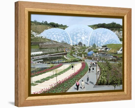 Humid Tropics Biome, Eden Project, Cornwall-Peter Thompson-Framed Premier Image Canvas