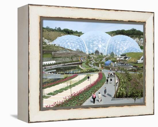 Humid Tropics Biome, Eden Project, Cornwall-Peter Thompson-Framed Premier Image Canvas