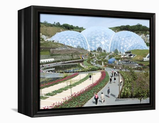 Humid Tropics Biome, Eden Project, Cornwall-Peter Thompson-Framed Premier Image Canvas