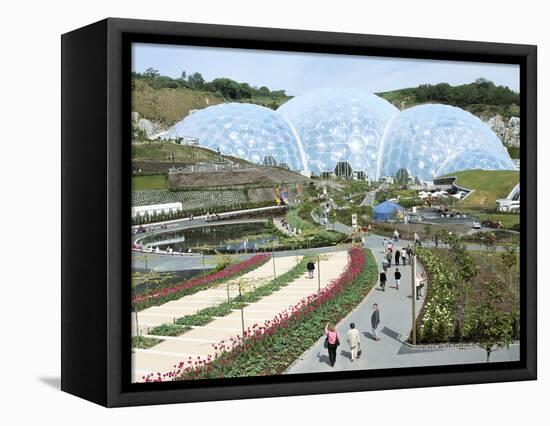 Humid Tropics Biome, Eden Project, Cornwall-Peter Thompson-Framed Premier Image Canvas