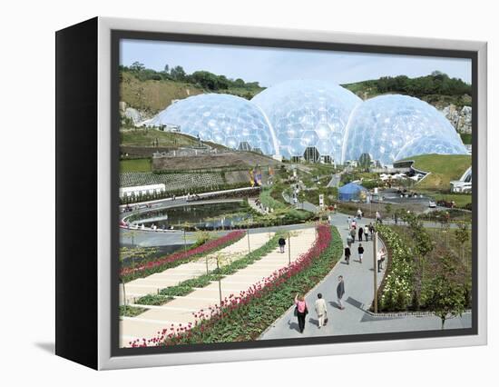 Humid Tropics Biome, Eden Project, Cornwall-Peter Thompson-Framed Premier Image Canvas