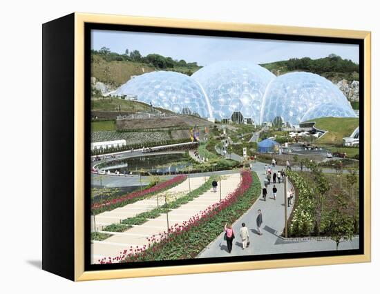 Humid Tropics Biome, Eden Project, Cornwall-Peter Thompson-Framed Premier Image Canvas