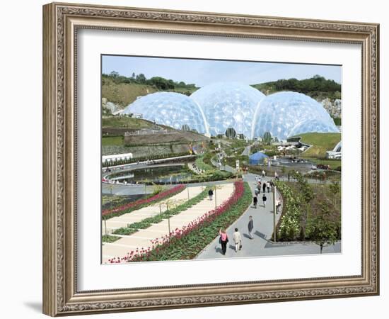 Humid Tropics Biome, Eden Project, Cornwall-Peter Thompson-Framed Photographic Print