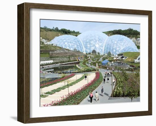 Humid Tropics Biome, Eden Project, Cornwall-Peter Thompson-Framed Photographic Print