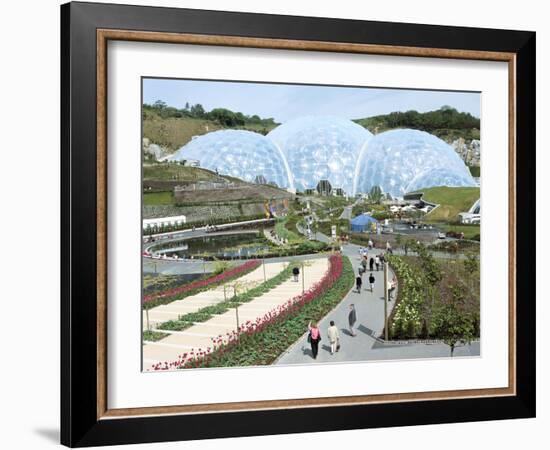 Humid Tropics Biome, Eden Project, Cornwall-Peter Thompson-Framed Photographic Print