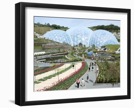 Humid Tropics Biome, Eden Project, Cornwall-Peter Thompson-Framed Photographic Print