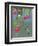 Hummers and Fuchsia-Fred Szatkowski-Framed Art Print