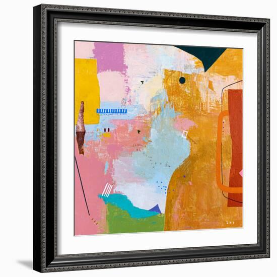 Humming-Hyunah Kim-Framed Art Print