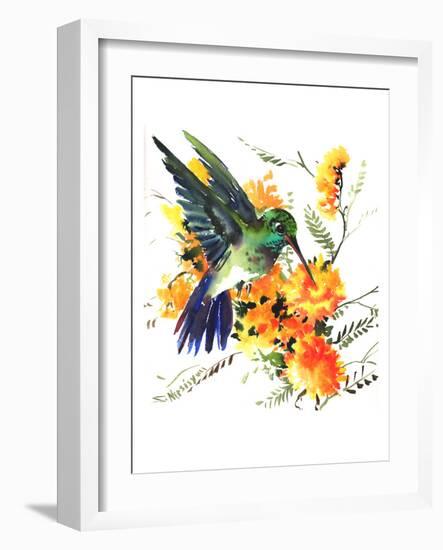 Hummingbird 6-Suren Nersisyan-Framed Art Print