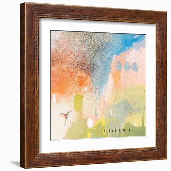 Hummingbird at Home 1-Anthony Grant-Framed Art Print