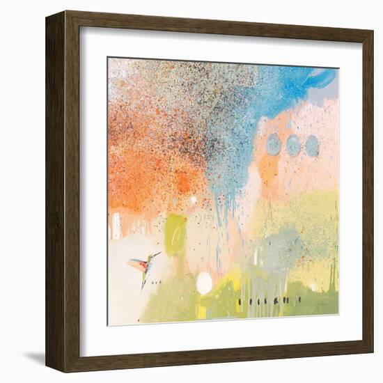 Hummingbird at Home 1-Anthony Grant-Framed Art Print