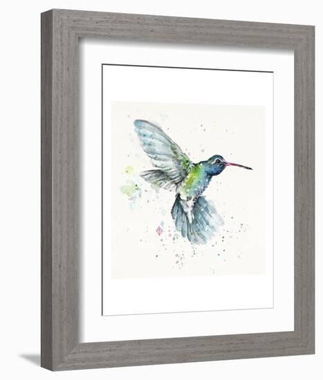 Hummingbird Flurry-Sillier than Sally-Framed Art Print