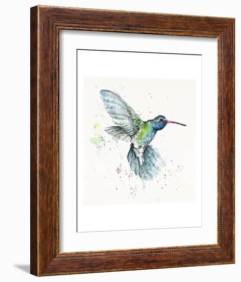 Hummingbird Flurry-Sillier than Sally-Framed Art Print