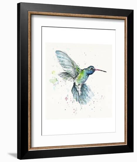 Hummingbird Flurry-Sillier than Sally-Framed Art Print