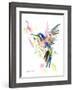 Hummingbird Flying-Suren Nersisyan-Framed Giclee Print