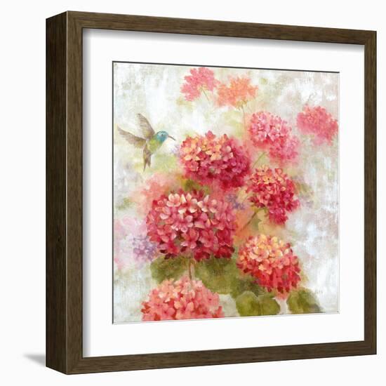 Hummingbird Garden I-null-Framed Art Print