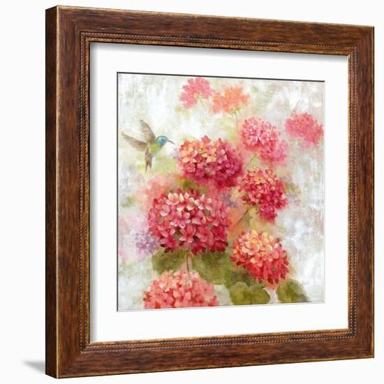 Hummingbird Garden I-null-Framed Art Print