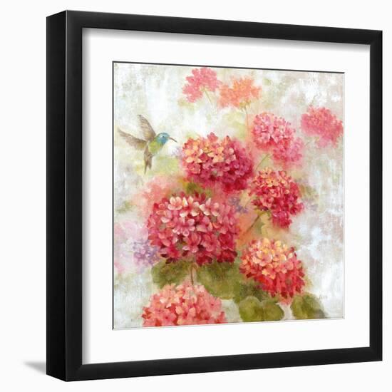 Hummingbird Garden I-null-Framed Art Print