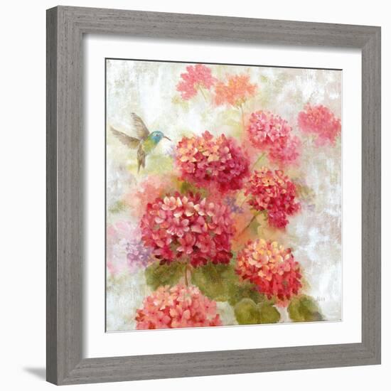 Hummingbird Garden I-null-Framed Art Print