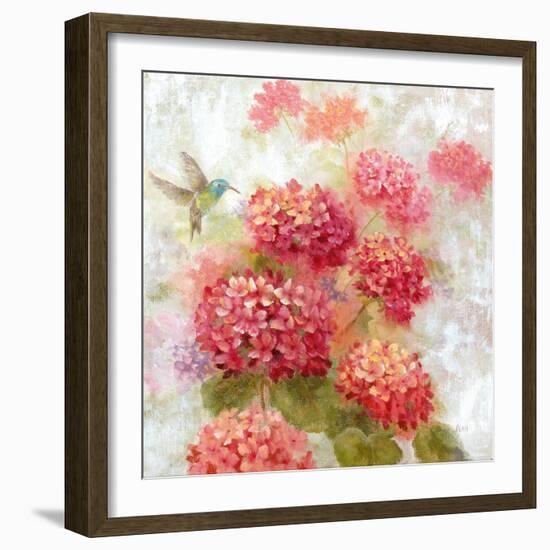 Hummingbird Garden I-null-Framed Art Print