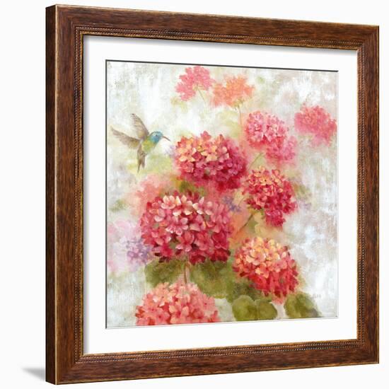 Hummingbird Garden I-null-Framed Art Print