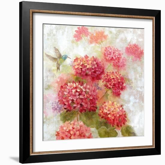 Hummingbird Garden I-null-Framed Art Print