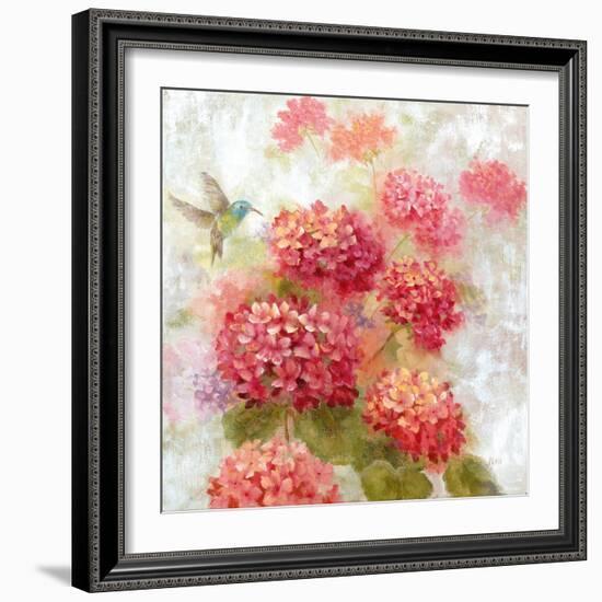 Hummingbird Garden I-null-Framed Art Print