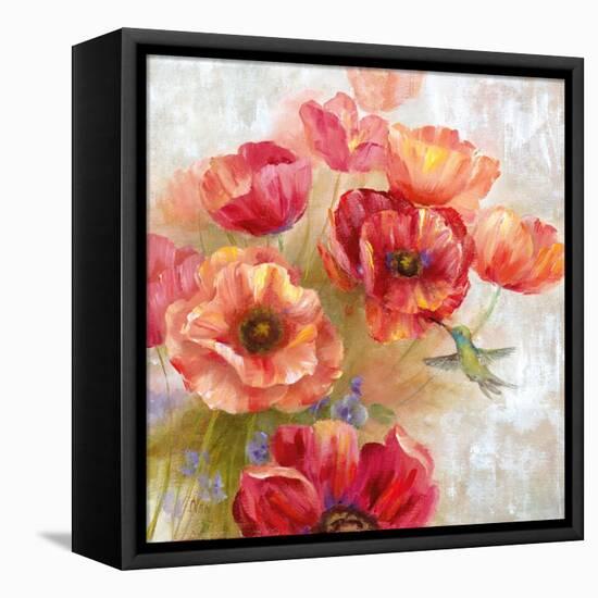 Hummingbird Garden II-null-Framed Stretched Canvas