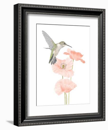 Hummingbird Garden-Stacy Hsu-Framed Art Print