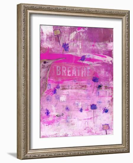 Hummingbird in Pink-Jodi Fuchs-Framed Giclee Print