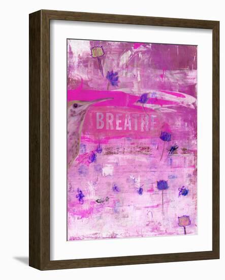 Hummingbird in Pink-Jodi Fuchs-Framed Giclee Print