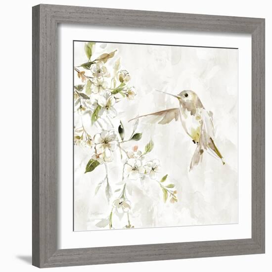 Hummingbird Song IV-Carol Robinson-Framed Art Print