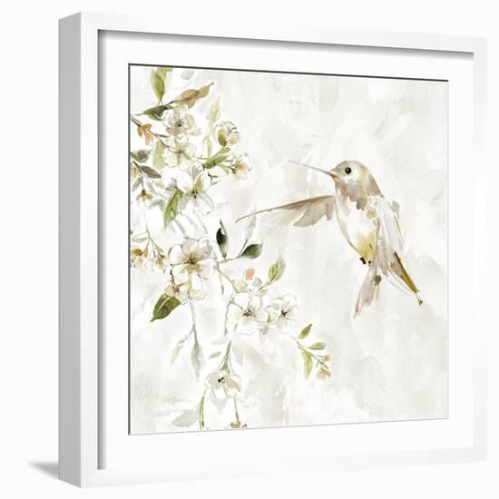 Hummingbird Song IV-Carol Robinson-Framed Art Print