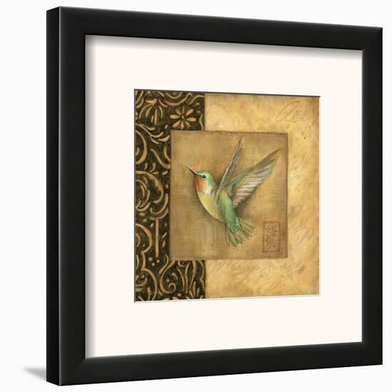 Hummingbird Square-Susan Winget-Framed Art Print