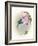 Hummingbird with Trumpet Flowers 2-Peggy Harris-Framed Giclee Print